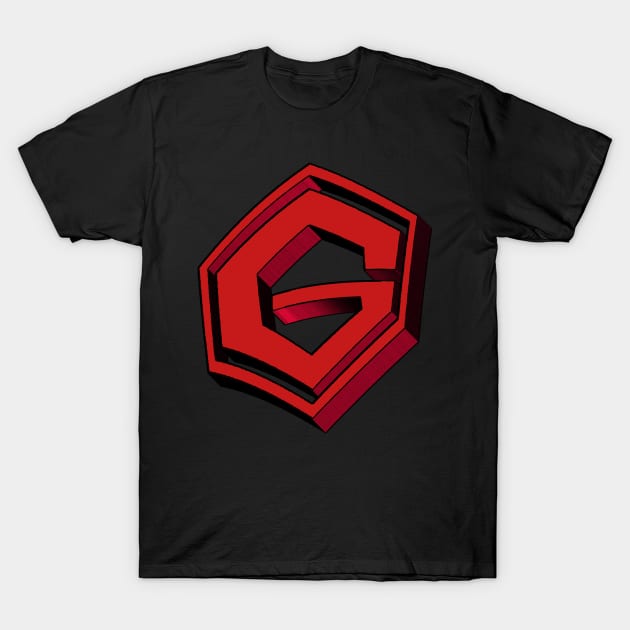 Gatchaman Battle of the Planets 3D G Symbol T-Shirt by RetroZest